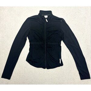 Splits59‎ Splits Fifty-Nine Womens Zip Up Jacket Black Stretch Long Sleeve